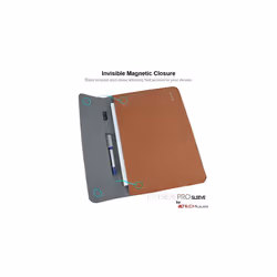 TECHGEAR Ultra Slim [Tweed Effect] Slim and Soft Protective Envelope Sleeve Case with Pocket for iPad Pro 12.9 2022 - 2015 & other Tablets