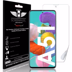 TECHGEAR Screen Protector fits Samsung Galaxy A51 [Screen Angel Edition] [Fingerprint Support][Case Friendly] [Bubble Free] [ ...