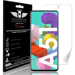 TECHGEAR Screen Protector fits Samsung Galaxy A51 [Screen Angel Edition] [Fingerprint Support][Case Friendly] [Bubble Free] [FULL Screen Coverage]