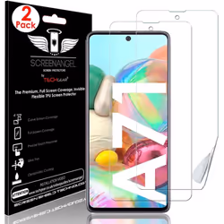 TECHGEAR 2 Pack Screen Protectors fit Samsung Galaxy A71 [Screen Angel Edition] [Fingerprint Support][Case Friendly] [Bubble. ...