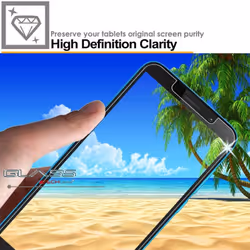 TECHGEAR [2 Pack GLASS Edition for Motorola Moto E6 Play, Genuine Tempered Glass Screen Protectors Covers [2.5D Round Edge] [9H...