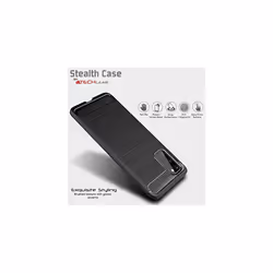 Samsung Galaxy S20 Carbon Fibre Case [Stealth Case] Flexible, Shockproof, Ultra Slim, Soft TPU Protective Shell Cover with Carbon Fibre Detailing