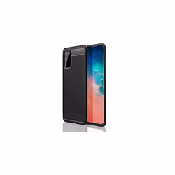 Samsung Galaxy S20 Plus Carbon Fibre Case [Stealth Case] Flexible, Shockproof, Ultra Slim, Soft TPU Protective Cover with Car ...