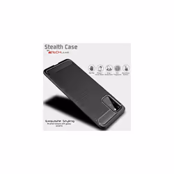 Samsung Galaxy S20 Plus Carbon Fibre Case [Stealth Case] Flexible, Shockproof, Ultra Slim, Soft TPU Protective Cover with Carbon Fibre Detailing