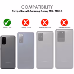 TECHGEAR Galaxy S20 Case [CarbonFlex Case] Premium Flexible Soft Shockproof Slim Fit Case Cover with Carbon Fibre Effect...