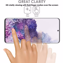 TECHGEAR Screen Protector fits Samsung Galaxy S20 [Screen Angel Edition][Case Friendly] [Bubble Free] [FULL Screen Coverage] TPU Film