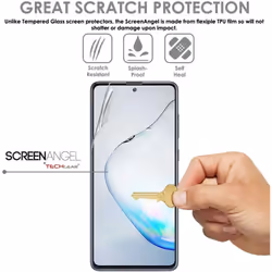 TECHGEAR [2 Pack] Screen Protector fits Samsung Galaxy S10 Lite [Screen Angel Edition][Case Friendly] [Bubble Free] [FULL Screen Coverage] TPU Film