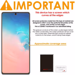 TECHGEAR [5 Pack] Screen Protectors Compatible with Samsung Galaxy S10 Lite, CLEAR LCD Screen Protectors Cover Guards