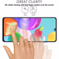 TECHGEAR [2 Pack Screen Protectors fit Samsung Galaxy A41 [Screen Angel Edition] [In-Display Fingerprint Support][Case...