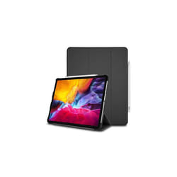Techgear Smart Case for iPad Pro 11 2020, [Pencil Compatible] Smart Case Tri-fold Stand Cover with Corner Protection [Auto Wake / Sleep] - Black