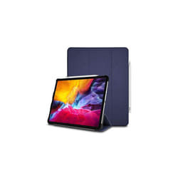 Techgear Smart Case for iPad Pro 11 2020, [Pencil Compatible] Smart Case Tri-fold Stand Cover with Corner Protection [Auto Wake / Sleep] - Blue