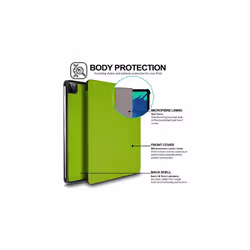 Techgear Smart Case for iPad Pro 11 2020, [Pencil Compatible] Smart Case Tri-fold Stand Cover with Corner Protection [Auto Wake / Sleep] - Green