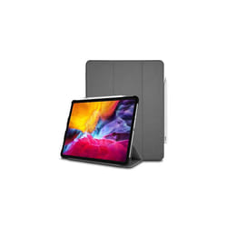 Techgear Smart Case for iPad Pro 11 2020, [Pencil Compatible] Smart Case Tri-fold Stand Cover with Corner Protection [Auto Wake / Sleep] - Grey