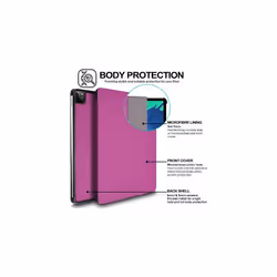 Techgear Smart Case for iPad Pro 11 2020, [Pencil Compatible] Smart Case Tri-fold Stand Cover with Corner Protection [Auto Wake / Sleep] - Purple