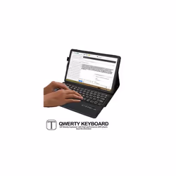 TECHGEAR Keyboard Case for Samsung Galaxy Tab S6 Lite 10.4" (SM-P610 / P613 / P615/P619) PU Leather Case with Bluetooth Wireless UK QWERTY Keyboard