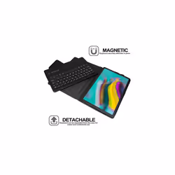 TECHGEAR Keyboard Case for Samsung Galaxy Tab S6 Lite 10.4" (SM-P610 / P613 / P615/P619) PU Leather Case with Bluetooth Wireless UK QWERTY Keyboard