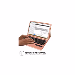 TECHGEAR Keyboard Case for Samsung Galaxy Tab S6 Lite 10.4" (SM-P610 / P613 / P615/P619) PU Leather Case with Bluetooth Wireless UK QWERTY Keyboard