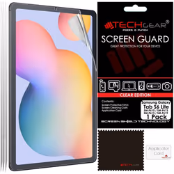 TECHGEAR Galaxy Tab S6 Lite 10.4" Screen Protectors (SM-P610 / P613 / P615 / P619), Ultra CLEAR Screen Protector for Samsung  ...