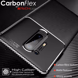 TECHGEAR Case for OnePlus 8 Pro [CarbonFlex Case] Premium Flexible Soft Shockproof Slim Fit Case Cover with Carbon Fibre Effect...