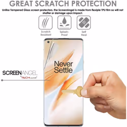 TECHGEAR [3 Pack Screen Protector fits OnePlus 8 Pro [Screen Angel Edition] [Case Friendly] [Bubble Free] [FULL Screen...