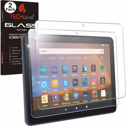 [2 Pack] TECHGEAR Tempered Glass Screen Protectors for Amazon Fire HD 8" / HD 8 Plus / HD 8 Kids / HD 8 Kids Pro (2020 & 2022 ...