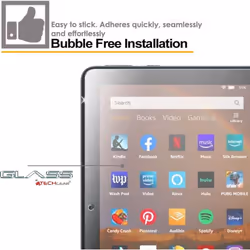 [2 Pack] TECHGEAR Tempered Glass Screen Protectors for Amazon Fire HD 8" / HD 8 Plus / HD 8 Kids / HD 8 Kids Pro (2020 & 2022 / 12th & 10th Gen