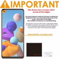 TECHGEAR [5 Pack] Screen Protectors Compatible with Samsung Galaxy A21s, CLEAR LCD Screen Protectors Cover Guards