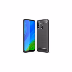 P Smart 2020 Carbon Fibre Case [Stealth Case] Flexible, Shockproof, Ultra Slim, Soft TPU Protective Shell Cover with Carbon Fibre Detailing