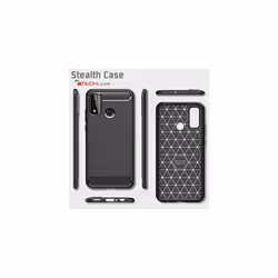 P Smart 2020 Carbon Fibre Case [Stealth Case] Flexible, Shockproof, Ultra Slim, Soft TPU Protective Shell Cover with Carbon Fibre Detailing