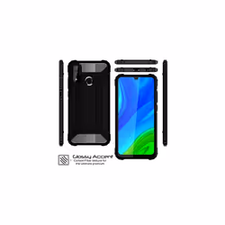 TECHGEAR P Smart 2020 Tough Armoured Case - ShockProof, Rugged, Sturdy, Heavy Duty Protective Case Cover Designed for Huawei P Smart 2020 (Black)