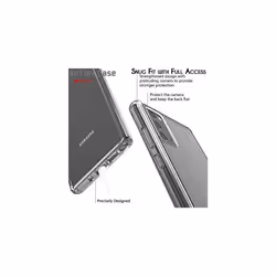 TECHGEAR Samsung Galaxy Note 20 Clear Case [AirFlex] Crystal Clear Slim & Light, Protective, Flexible Soft Gel / TPU Cover with Soft Touch Keys