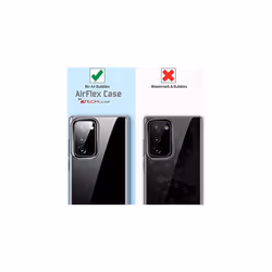 TECHGEAR Samsung Galaxy Note 20 Clear Case [AirFlex] Crystal Clear Slim & Light, Protective, Flexible Soft Gel / TPU Cover with Soft Touch Keys