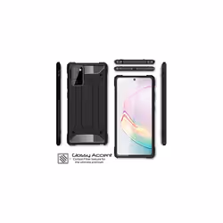 TECHGEAR Galaxy Note 20 Tough Armoured Case - ShockProof, Rugged, Sturdy, Heavy Duty Protective Case Cover Designed for Samsung Galaxy Note 20 (Black)