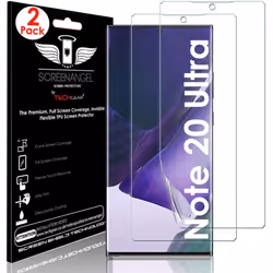 TECHGEAR [2 Pack Screen Protector fits Samsung Galaxy Note 20 Ultra [Screen Angel Edition] [In-Display Fingerprint Support] [ ...