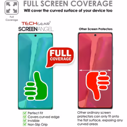 TECHGEAR [3 Pack Screen Protector fits Samsung Galaxy Note 20 [Screen Angel Edition] [In-Display FingerID Support][Case...