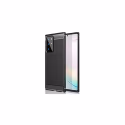 Samsung Galaxy Note 20 Ultra Carbon Fibre Case [Stealth Case] Flexible, Shockproof, Ultra Slim, Soft TPU Protective Shell Cov ...