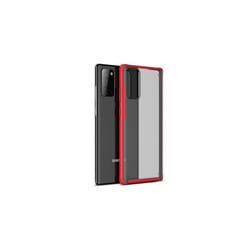 TECHGEAR Samsung Galaxy Note 20 Case [Fusion FX Case] Slim & Light, Tough, Shockproof, Protective, Fused Gel Bumper & Hard Back Smooth Case Cove - Red