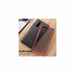 TECHGEAR Samsung Galaxy Note 20 Case [Fusion FX Case] Slim & Light, Tough, Shockproof, Protective, Fused Gel Bumper & Hard Back Smooth Case Cove - Red