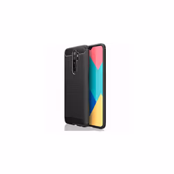 Carbon Fibre Case for Oppo A9 2020 / A5 2020 [Stealth Case] Flexible, Shockproof, Ultra Slim, Soft TPU Protective Shell Cover ...