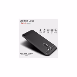 Carbon Fibre Case for Oppo A9 2020 / A5 2020 [Stealth Case] Flexible, Shockproof, Ultra Slim, Soft TPU Protective Shell Cover with Carbon Fibre