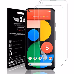 TECHGEAR [2 Pack Screen Protectors fit Google Pixel 5 [Screen Angel Edition] [Case Friendly] [Bubble Free] [FULL Screen...