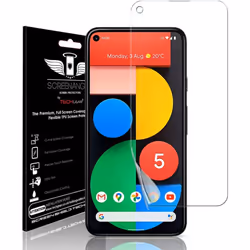 TECHGEAR [3 Pack] Screen Protectors fit Google Pixel 5 [Screen Angel Edition] [Case Friendly] [Bubble Free] [FULL Screen Cove ...