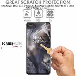 TECHGEAR Screen Protector fits OnePlus Nord [Screen Angel Edition] [Case Friendly] [Bubble Free] [FULL Screen Coverage] TPU Film