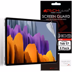 TECHGEAR 5 Pack Galaxy Tab S7 11.0" Screen Protectors (SM-T870 / SM-T875), Ultra CLEAR Screen Protector  Designed for Samsung ...