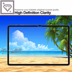 TECHGEAR [2 Pack Galaxy Tab S7 Plus / S7+ 12.4" GLASS Edition (SM-T970, SM-T975, SM-T976), Tempered Glass Screen Protector [9H...