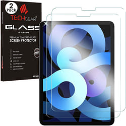 TECHGEAR [2 Pack] iPad Air 5/4, 5th / 4th Generation GLASS Edition, Tempered Glass Screen Protector [9H Toughness] [HD Clarity]...