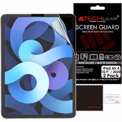 TECHGEAR 2 Pack iPad Air 5/4, 5th / 4th Generation Anti Glare Screen Protectors, MATTE Screen Protector Guard Cover Designed. ...