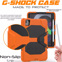 TECHGEAR G-SHOCK Case for iPad Air 5 / 4 10.9", 5th / 4th Generation (Air 2022 / 2020) Tough Rugged HEAVY DUTY Armour...