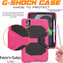 TECHGEAR G-SHOCK Case for iPad Air 5 / 4 10.9", 5th / 4th Generation (Air 2022 / 2020) Tough Rugged HEAVY DUTY Armour...