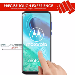 TECHGEAR 2 Pack 3D GLASS Edition Compatible for Motorola Moto G8, Edge to Edge Tempered Glass Screen Protector [Full Screen]...